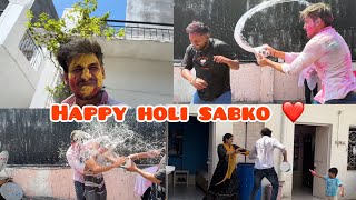 Happy holi सबको || भौत मज़ा आया || dhruv singhal vlog