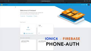 Ionic4 + Firebase: Phone Auth