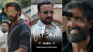 Vikram Vedha Trailer Fullscreen WhatsApp Status | Saif Ali Khan,Hrithik Roshan | Vikram Vedha Status