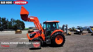 Kubota M7060D 4x4 Tractor Loader