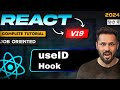 React JS 19 Tutorial in Hindi #49 - useId Hook in Reactjs