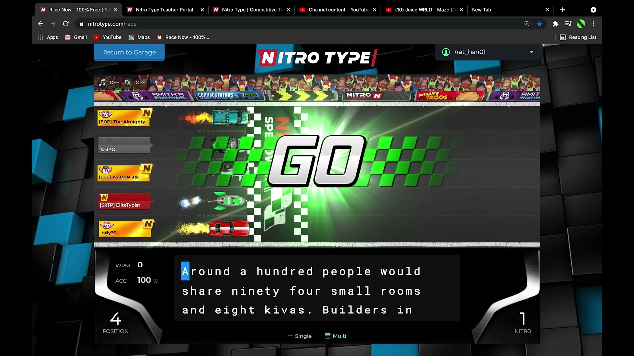 Nitro Type Racing - YouTube