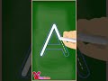 Alphabets Shorts How to Write A