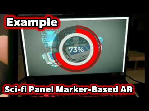 ARloopa – Sci-fi Panel – AR Example