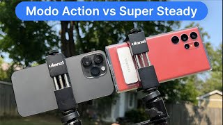 iPhone 14 Pro Max Vs Galaxy S22 Ultra Modo Action vs Super Steady