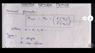 Newton raphson method/ Simultaneous non linear equations with two unknowns/Engineering maths #maths