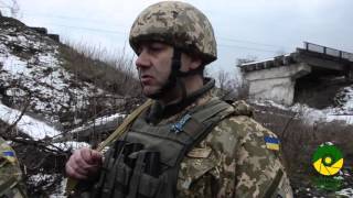 Украинские силовики проводят разминирование позиций на линии соприкосновения _ 24.03.2016