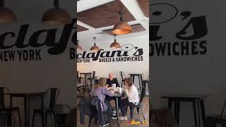 Exploring Sclafanis Bagel Shop at Preston Center in Dallas!