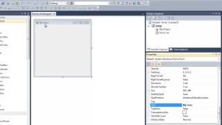 VB Forms Tutorial 1