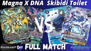 Magnamon X DNA VS Skadimon | Digimon Card Game | Chain of Liberation