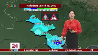 Dự báo thời tiết 11h30 - 10/05/2024 | TP. Hồ Chí Minh chiều tối mưa ngập | VTVWDB