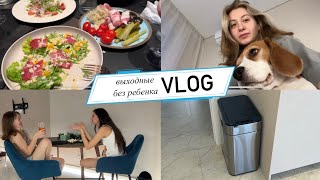 Vlog | Уборка в детской, выход в свет, беременность собаки, новая мусорка