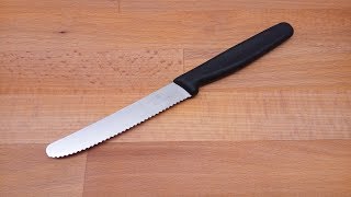 Sharpening serrated knife