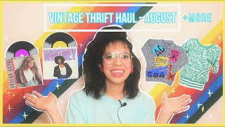 Vintage Thrift Haul | August | BIG 80's Haul + More!