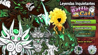 Un Gran Final Inquietante |The Battle cats Leyendas Inquietantes Final /Especial 10 Años Parte Final