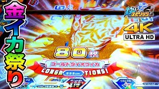 【4K UltraHD】ゴールドダイオウイカ金ピカ祭りで何匹釣れたのか？【釣りスピリッツ】