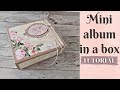 Mini album in a box|Tutorial|Marina Manioti