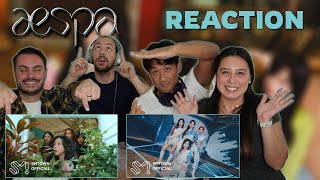FIRST TIME reacting to AESPA!! Better Things and Next Level MVs!