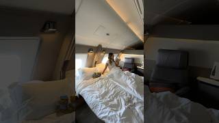 First Suite Singapore Airlines A380 #singaporeair #firstclass #sia #singaporeairline #couple #suite