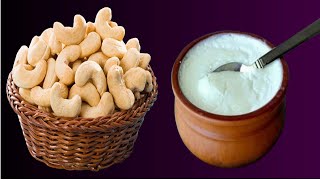 Mix Cashew nuts with Sour curd and You Will Thank Me ~ Simple Recipe