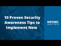 10 Proven Security Awareness Tips to Implement Now