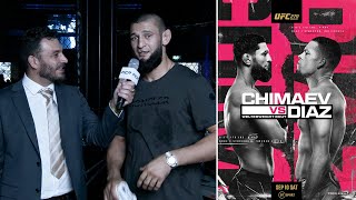 FCR 13: Khamzat Chimaev talks about fighting Nate Diaz at UFC 279 | FCR MMA