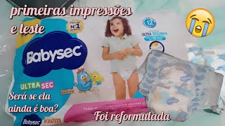 Fralda babysec ultra sec é boa? atualização 2024/2025