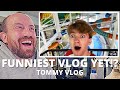 BEST VLOG YET! TommyInnit Funniest YouTuber Tag in Water Park! (REACTION!) TommyVlog | Tom Simons