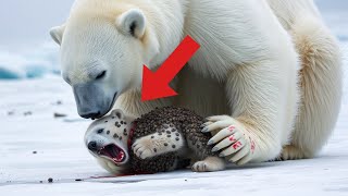 A polar Bear Cub is injured by barnacles, and A Brave Mother successfully rescues her daughter.