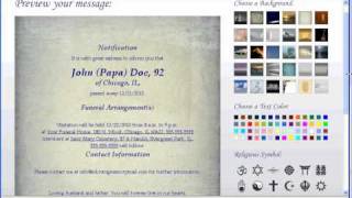 In Loving Memory Mail, LLC/Create Online Death Notice/Obituary - Enhanced Notice