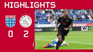 Sweet points in Zwolle 🔴🟡🟢 | Highlights PEC Zwolle - Ajax | Eredivisie