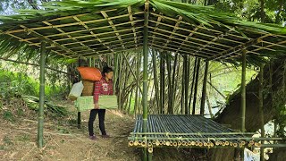 full video, The kind man gave the girl an abandoned house and set up a tent by the river.