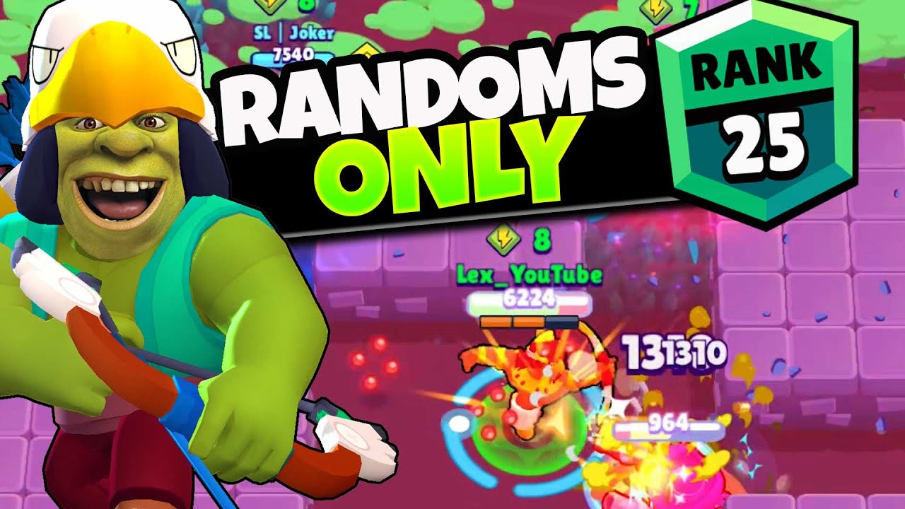 750 Trophies With Only Randoms In Brawl Stars - YouTube