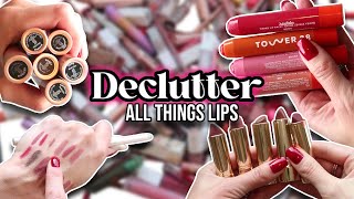 *EPIC* LIPSTICK DECLUTTER // THIS WAS TOUGH