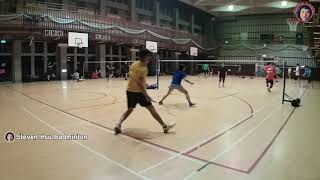 球隊紀錄20200329 YC王懌琪/劉政助vs尤春柏/陳惠君(FUMA Badminton Club)