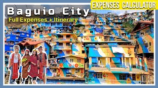 DAY 4-5 | EXPENSES + ITINERARY FOR 4PAX | 5 DAYS IN BAGUIO CITY, PHILIPPINES 🇵🇭 [HD]