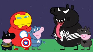 PEPPA PIG AVENGERS - BATMAN AND IRON MAN SAVE THE DAY