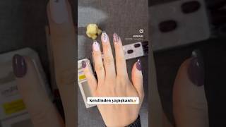 Kendinden yapışkanlı tırnak💅 #shorts #nailart #nails #nail *reklam yoktur. Kendim satın aldım