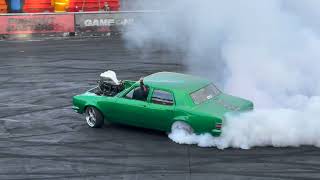 Burnout Showdown Top 15 Finals on the BURNOUT MASTERS pad at Sydney Dragway! SKDUTE HOLDON GHETTO!