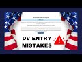 DV 2026 Lottery: Top 5 REASONS For US DV ENTRY REJECTION (Mistakes to avoid)🇺🇸