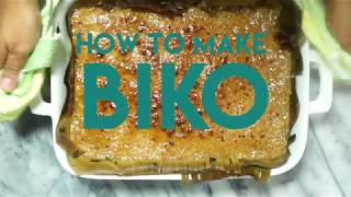 HOW DO YOU MAKE BIKO WITH LATIK TOPPING