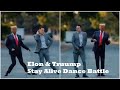 Elon Musk and Donald Trump Dancing  To 'Stayin' Alive By Bees Gees