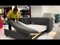 parup assembly perakitan sofa tempat tidur 2 dudukan ikea