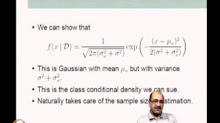 Mod-03 Lec-07 Bayesian estimation of parameters of density functions, MAP estimates