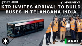 KTR Invites Arrival UK To Build EV Buses in Telangana, India After Meeting in London