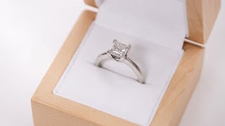 Princessa: Princess Cut Diamond Solitaire | The Village Goldsmith