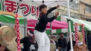 地車囃子　天打鼓舞　in JA祭り　太鼓　小学生　１期生イベント　天満　いたち　だんじり　てんてこまい　龍おどり