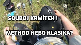 Souboj krmítek. Method vs Klasické krmítko.