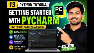 PyCharm Tutorial for Beginners | Getting Started with PyCharm IDE in Python