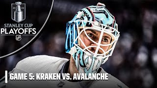 Seattle Kraken vs. Colorado Avalanche: First Round, Gm 5 | Full Game Highlights